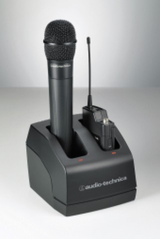 Audio-Technica CHG2 Two-Bay Charging Station for ATW-T220a Handheld Transmitters and/or ATW-T210a UniPak® Transmitters