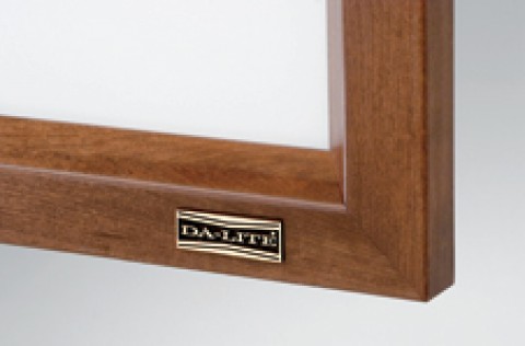 Da-Lite Cinema Contour 60" X 80" Fixed Walnut Frame Projection Screen Da-Lite Cinema Contour 60" X 80" Fixed Walnut Frame Projection Screen