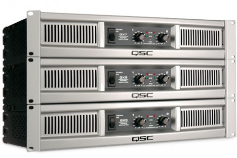 QSC GX3 Professional 300 Watt Power Amplifier