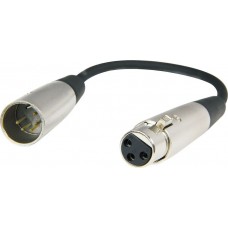 Hosa Technology DMX-106 5-Pin XLR (Male) to 3-Pin XLR (Female) Cable 6 Inches