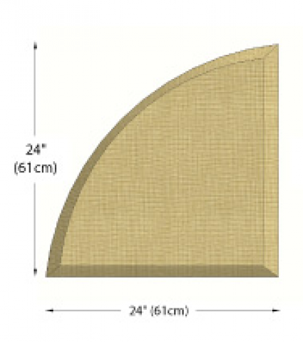 Primacoustic Ark Accent Panels, 24" Quarter Circles