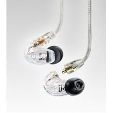 Shure SE215 CL Professional In-Ear Monitor Earphones - Clear