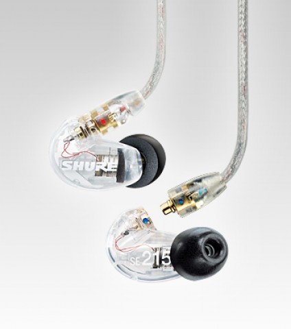 Shure SE215 CL Professional In-Ear Monitor Earphones - Clear Shure SE215 CL Professional In-Ear Monitor Earphones - Clear